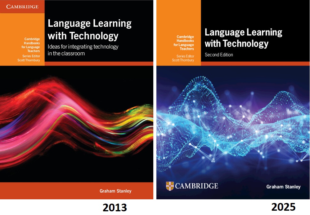Language Learning with Technology book covers (2013 and 2025)